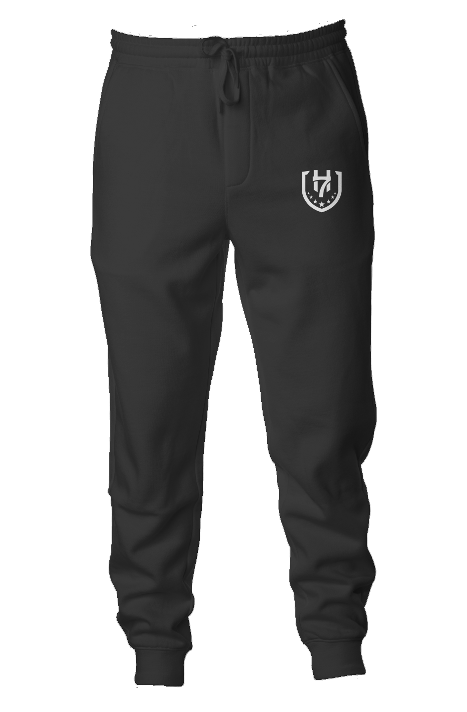 H7 Black Midweight Fleece Joggers
