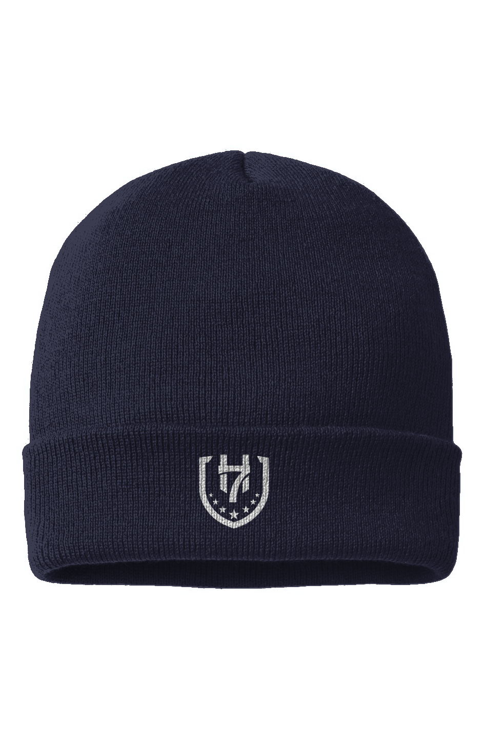 H7 Navy USA-Made Cuffed Beanie