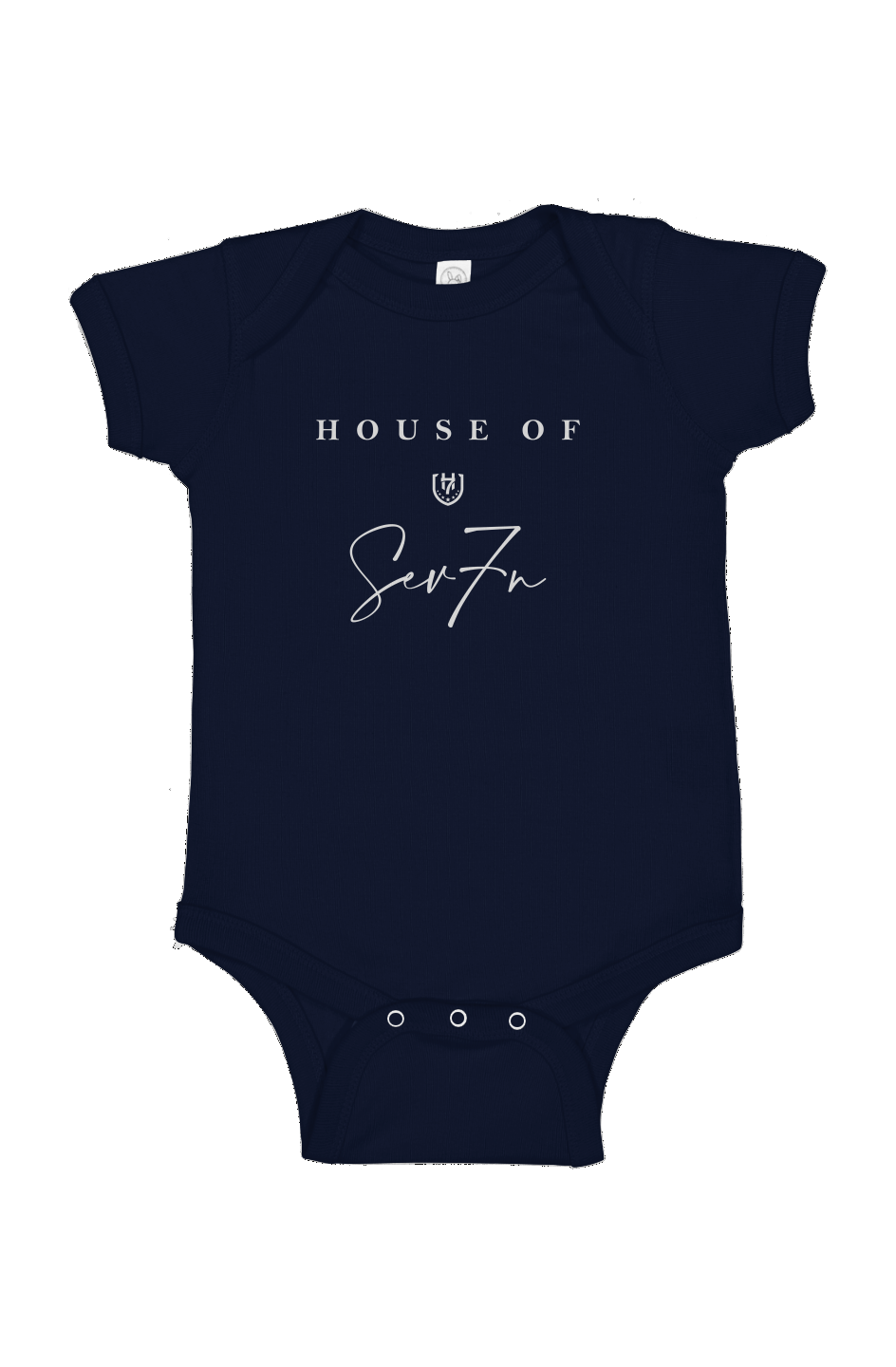 H7 Navy Infant Fine Jersey Bodysuit