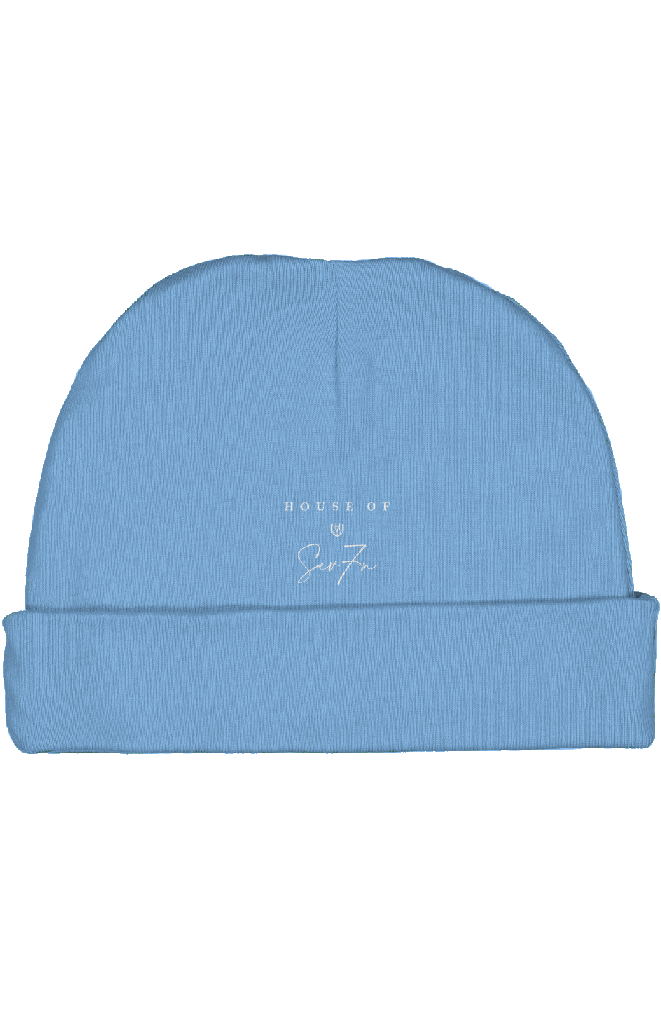H7 Light Blue/WhiteInfant Baby Rib Cap