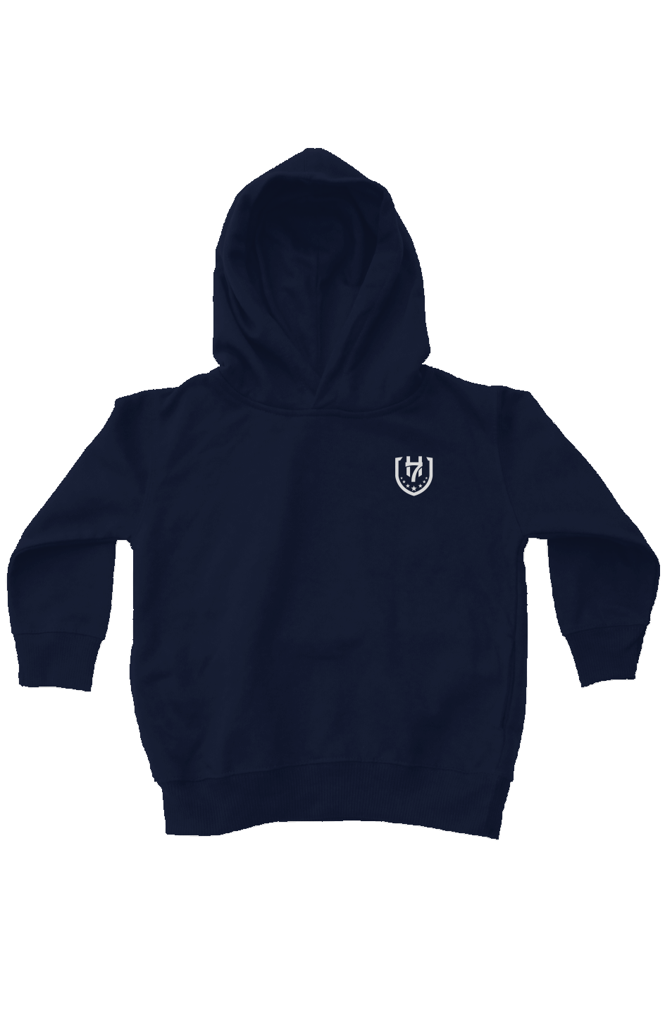 H7 Navy kids fleece pullover hoodie