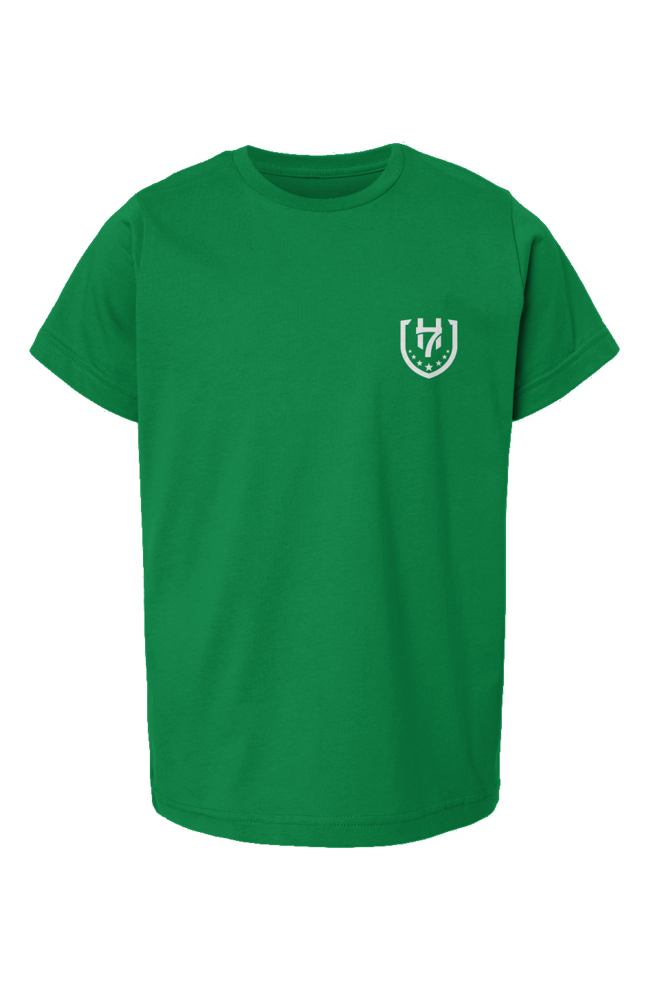 H7 Green White Youth Fine Jersey T-Shirt