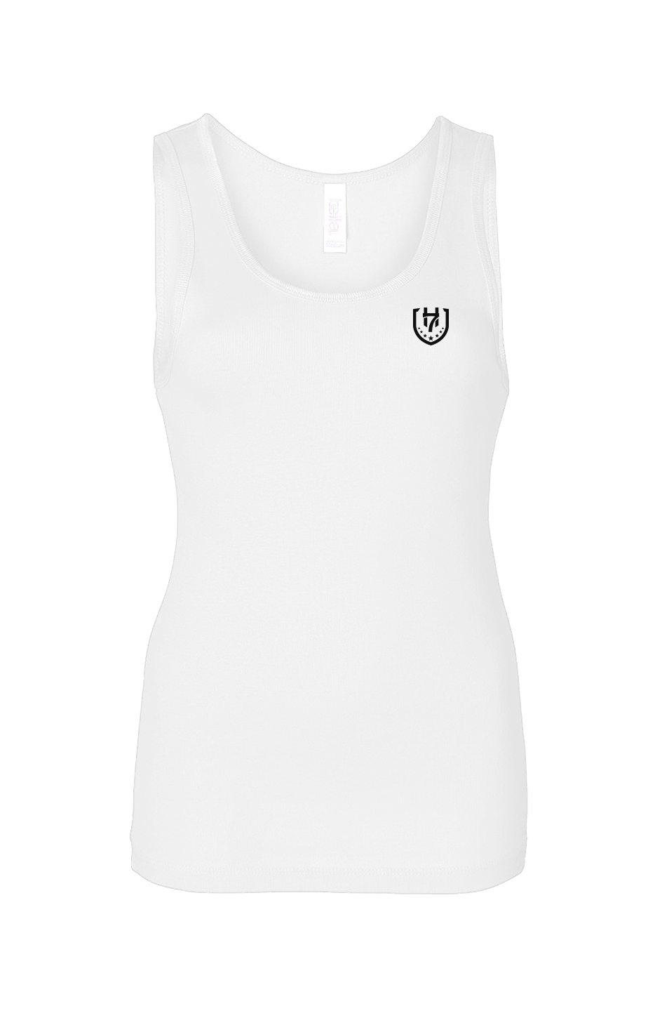 H7 White Women's Baby Rib Tank