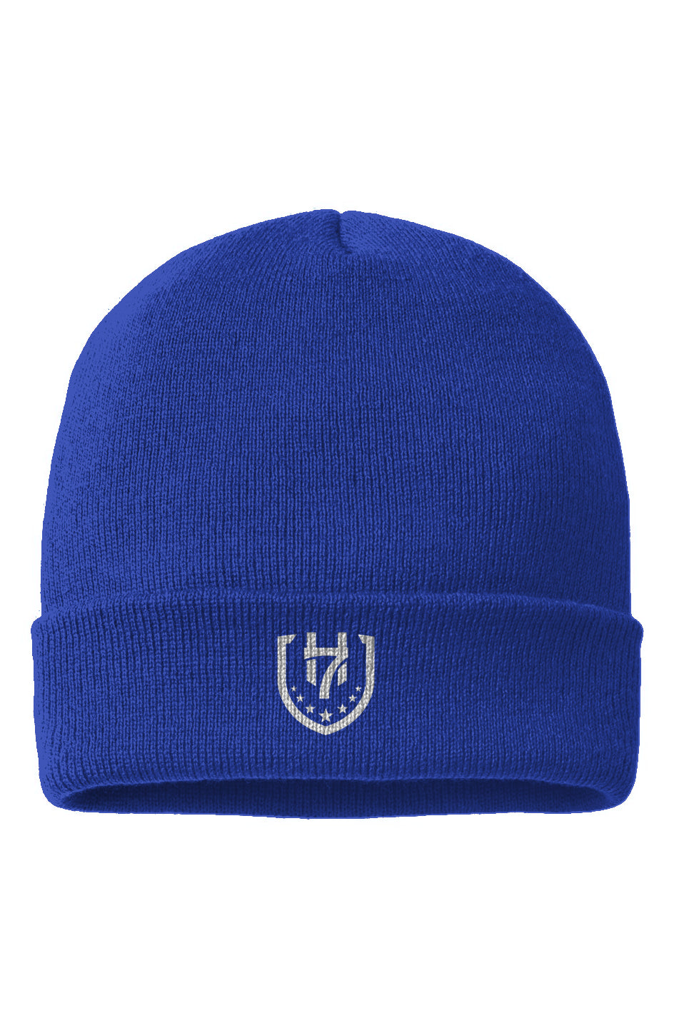 H7 Royal Blue USA-Made Cuffed Beanie