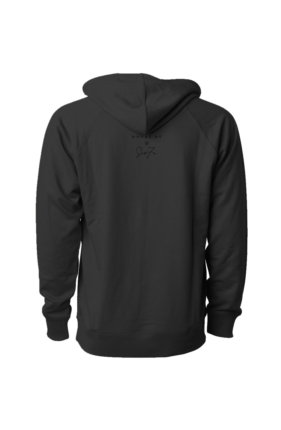 H7 Black Icon Loopback Terry Hooded Sweatshirt