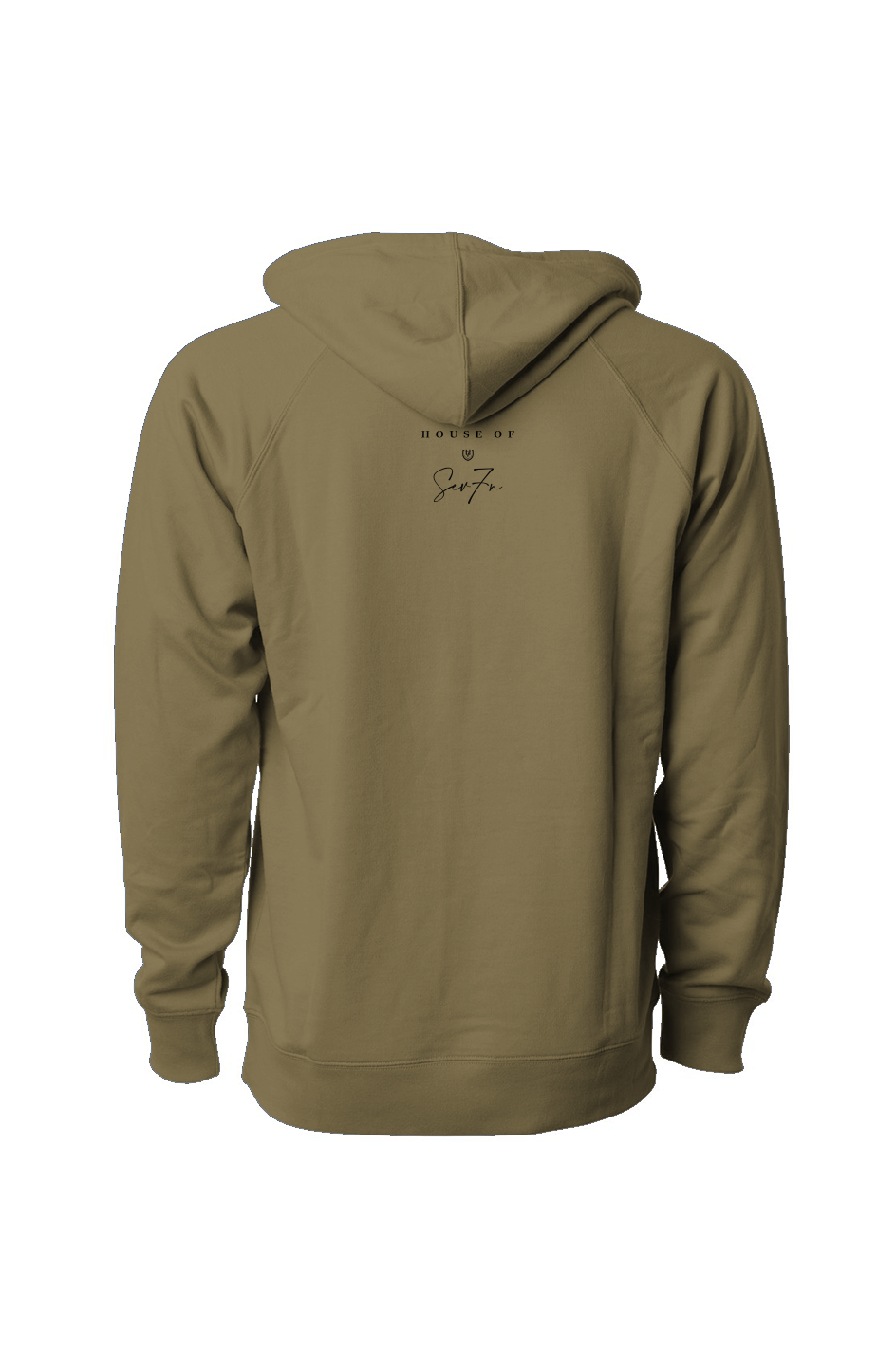 G7 Sand Green Icon Loopback Terry Hooded Sweatshir