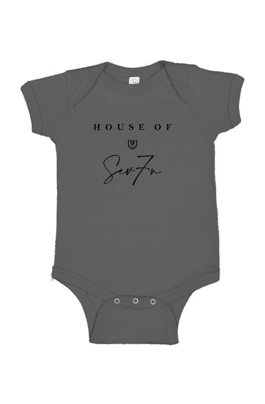 H7 Grey Infant Fine Jersey Bodysuit