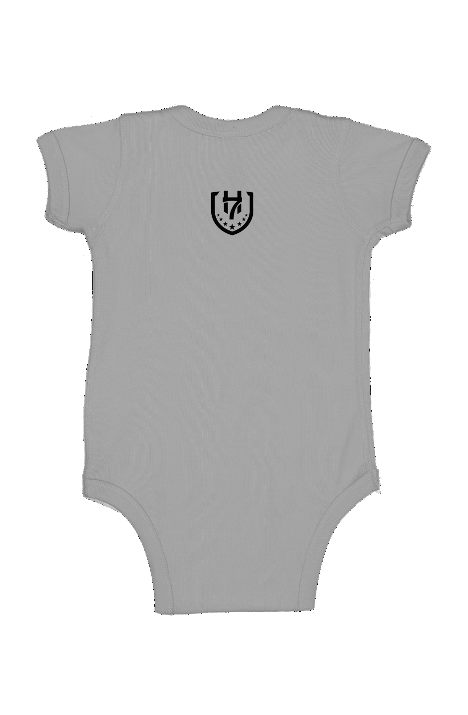 H7 Light Grey Infant Fine Jersey Bodysuit