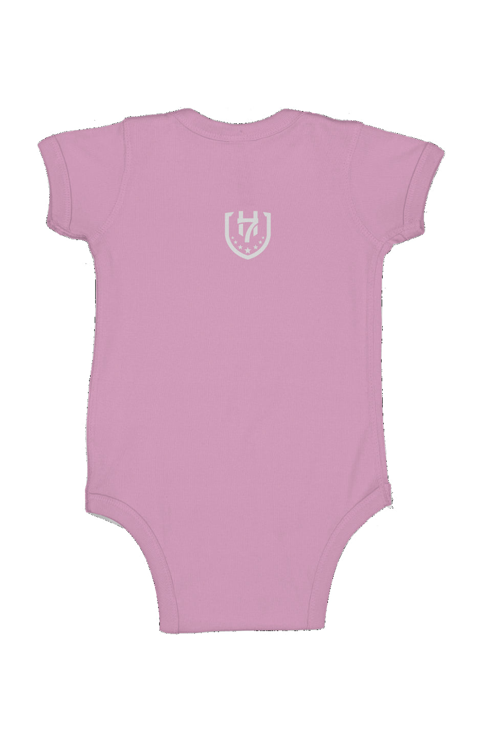 H7 Pink/White Infant Fine Jersey Bodysuit