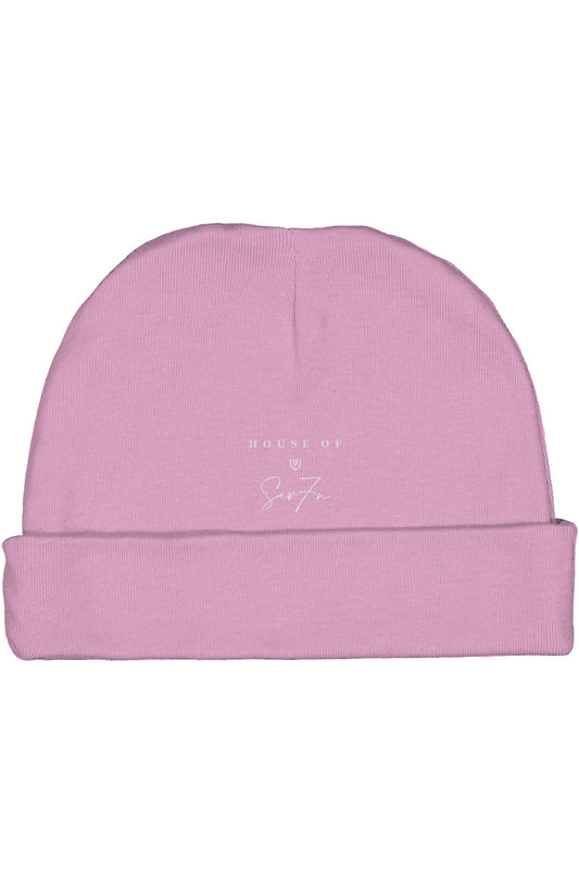 H7 Pink/White Infant Baby Rib Cap