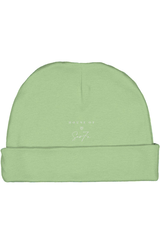 H7 Mint/White Infant Baby Rib Cap