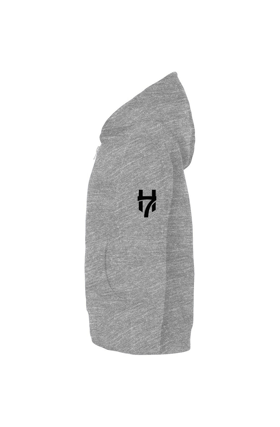 H7 Grey Toddler Full-Zip Fleece Hoodie