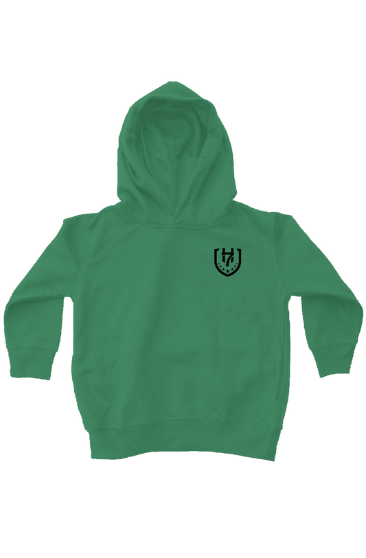 H7 Kelly Green kids fleece pullover hoodie