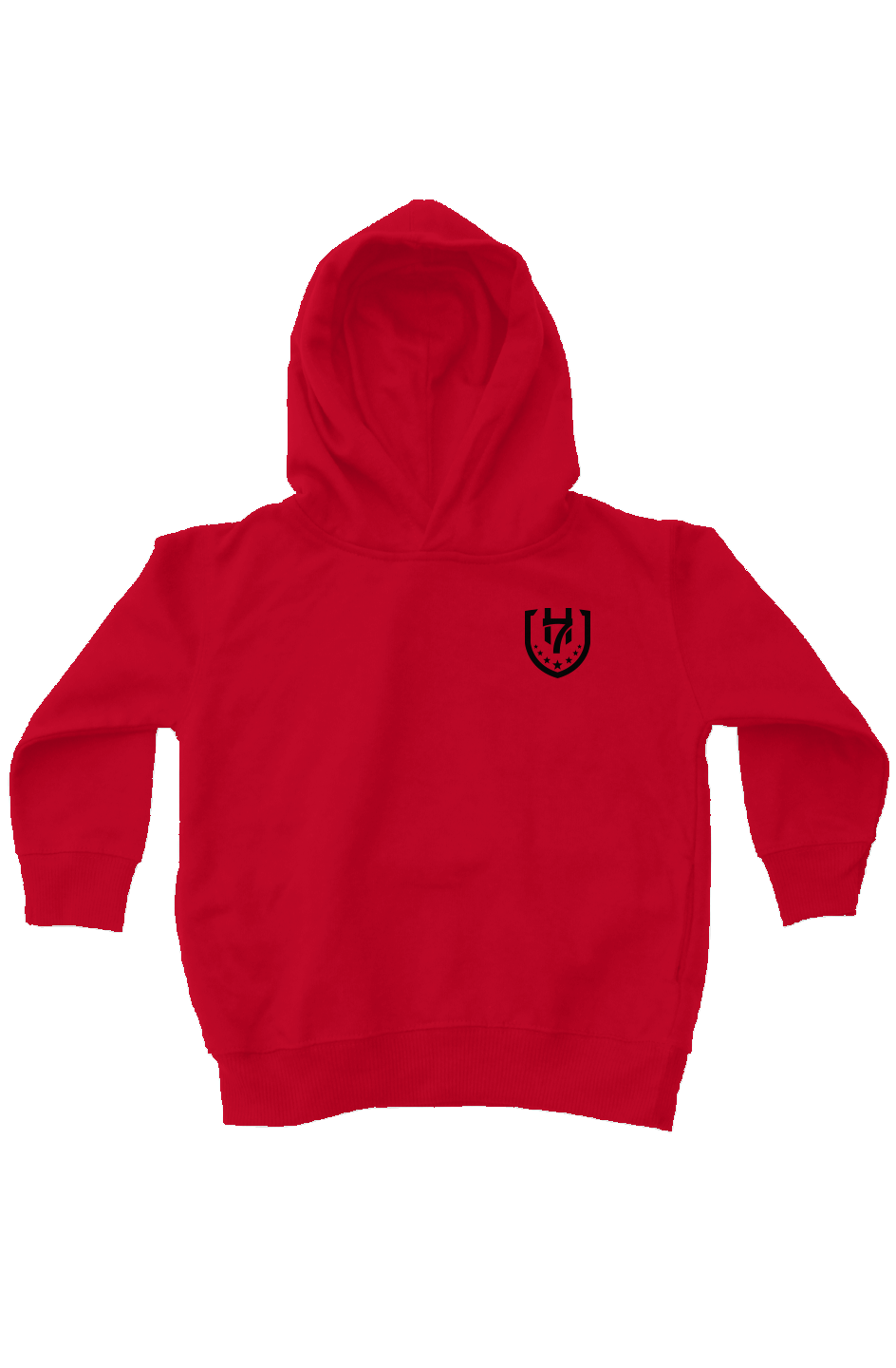 H7 Red kids fleece pullover hoodie
