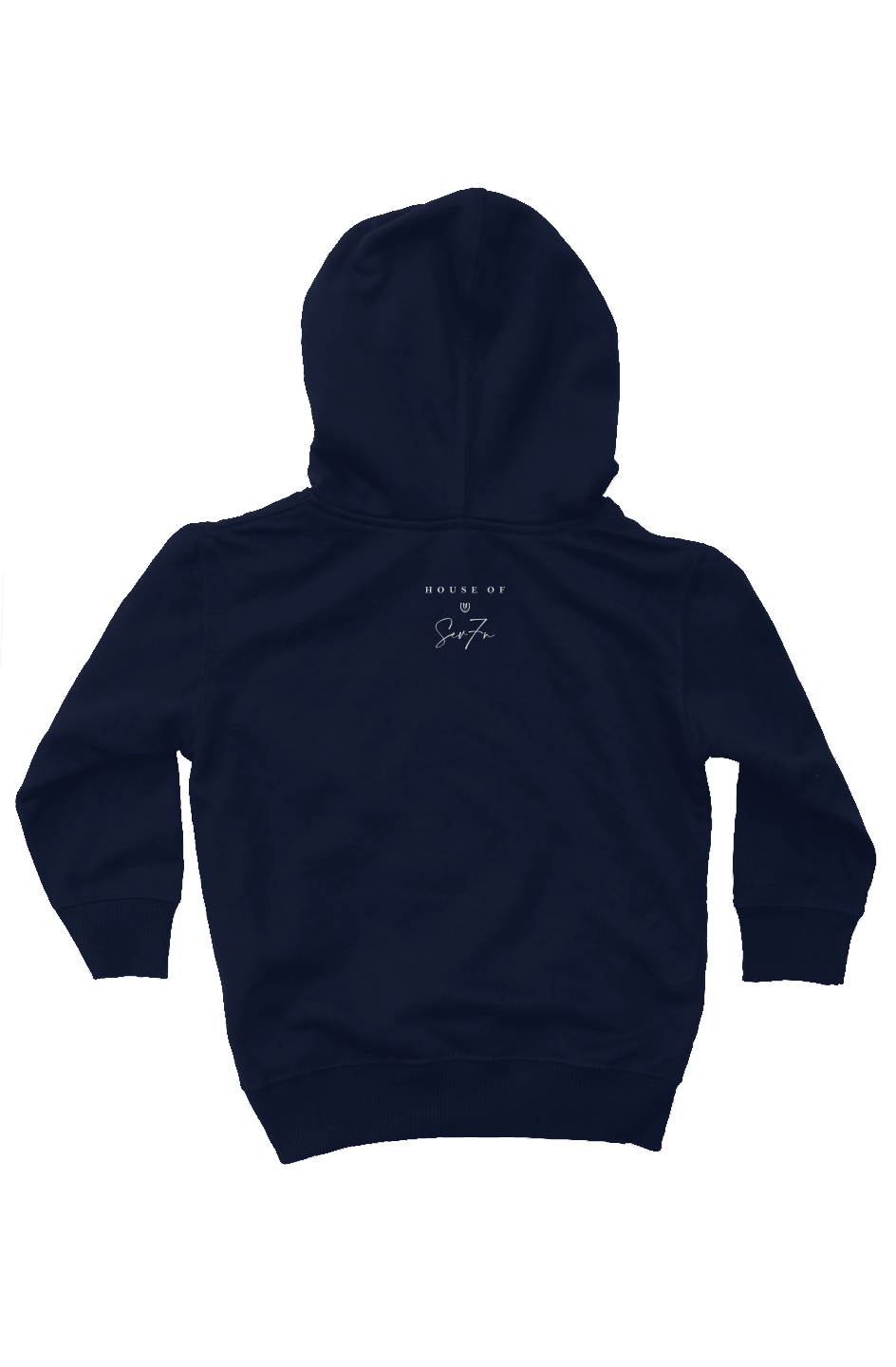 H7 Navy kids fleece pullover hoodie