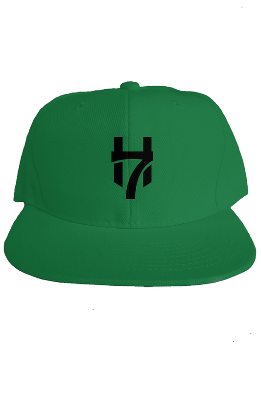 H7 Kelley Green/Black classic snapback
