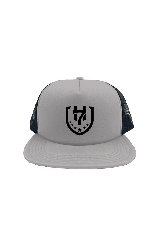 H7 Grey Foam Front Trucker Cap