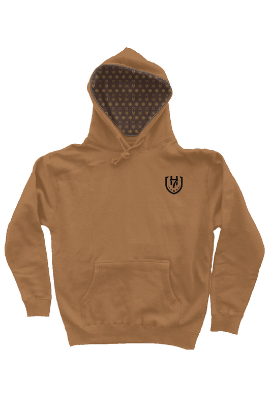 H7 Brown independent heavyweight pullover hoodie