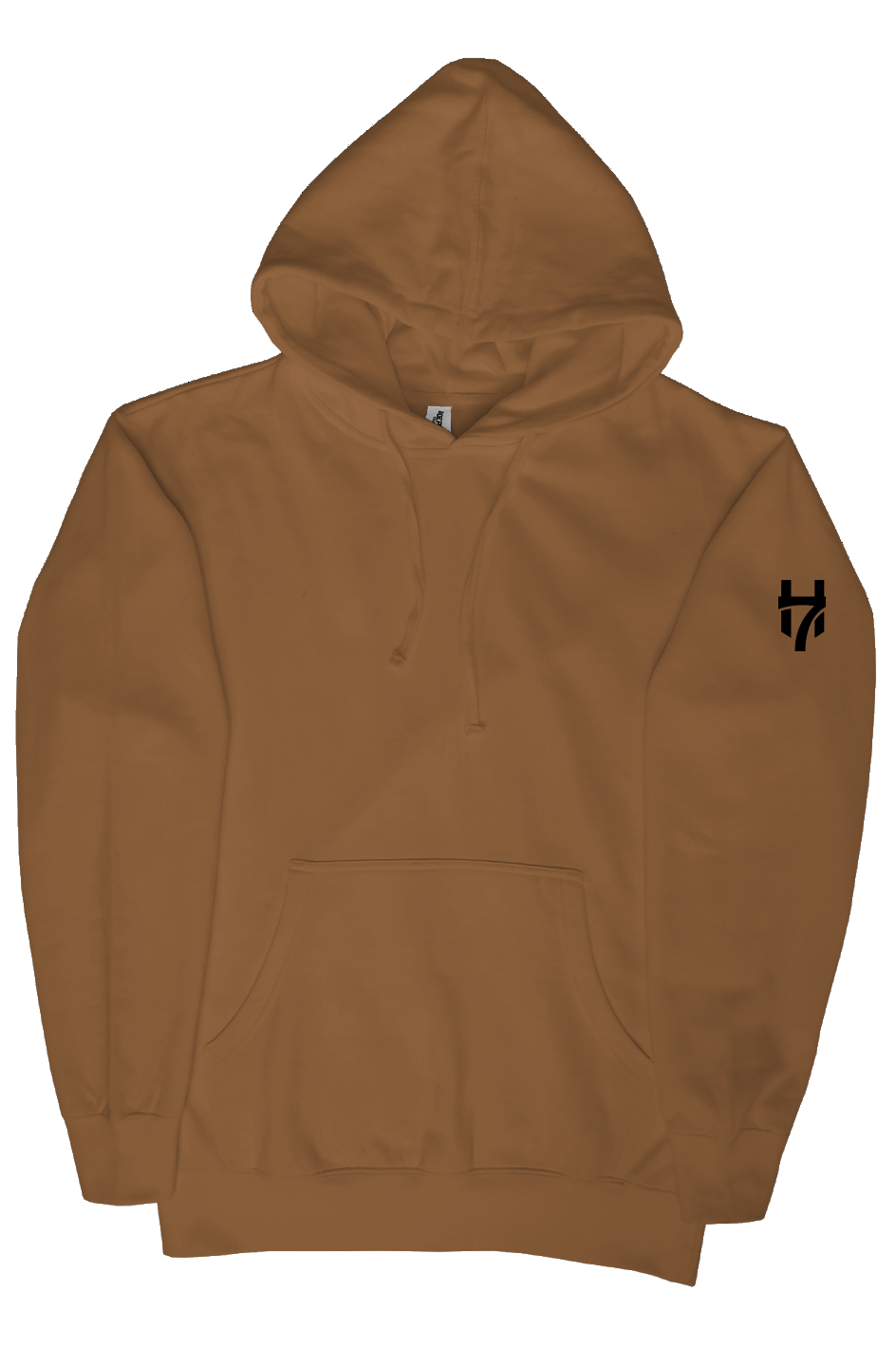 H7 Brown independent heavyweight pullover hoodie