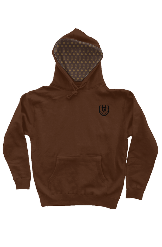 H7 Brown independent heavyweight pullover hoodie