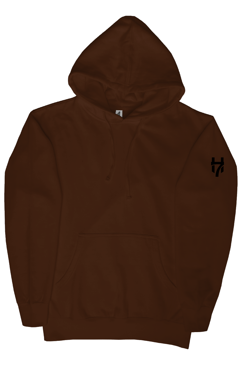 H7 Brown independent heavyweight pullover hoodie