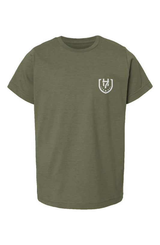 H7 Green Youth Fine Jersey T-Shirt