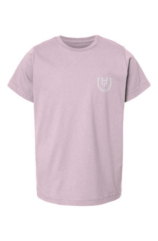 H7 Pink White Youth Fine Jersey T-Shirt