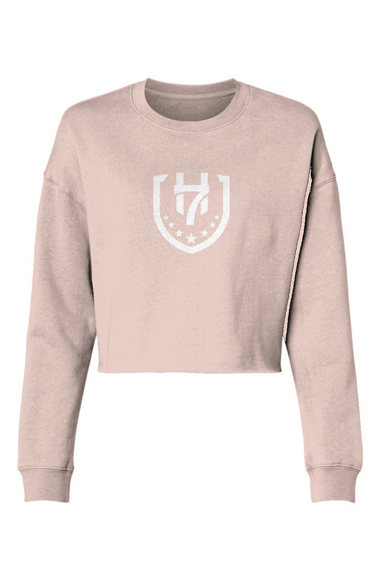 H7 Blush Lightweight Cropped Crew