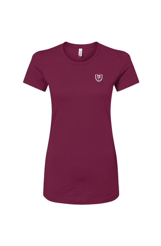 H7 Maroon Women&amp;#39;s Slim Fit Tee