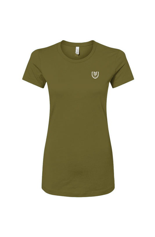 H7 Olive Women&amp;#39;s Slim Fit Tee