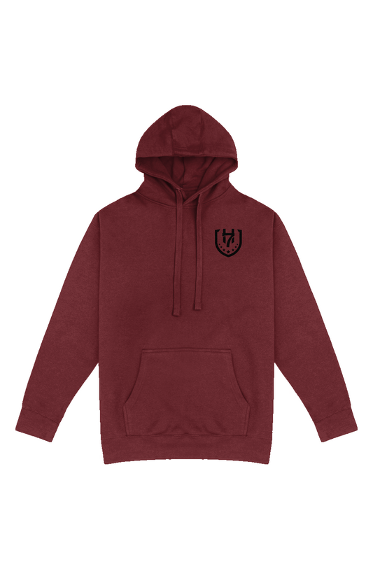 H7 Maroon Premium Pullover Hoodie