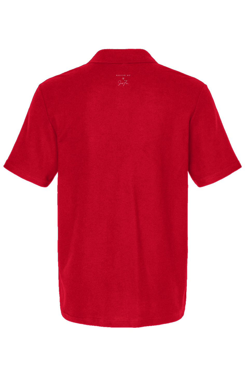 H7 Red Cotton Pique Polo