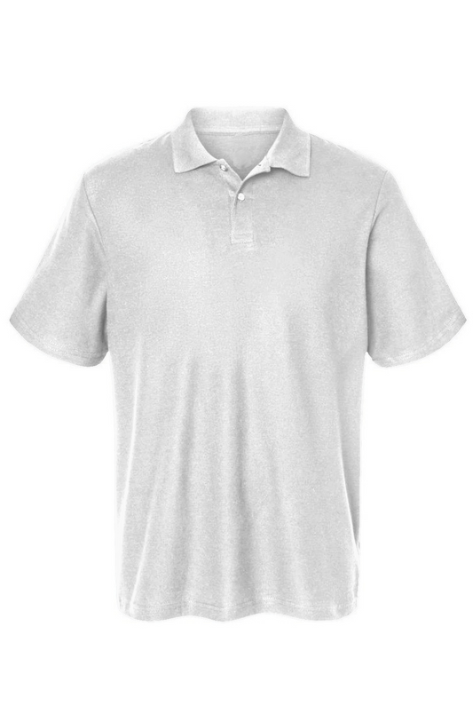H7 White Cotton Pique Polo