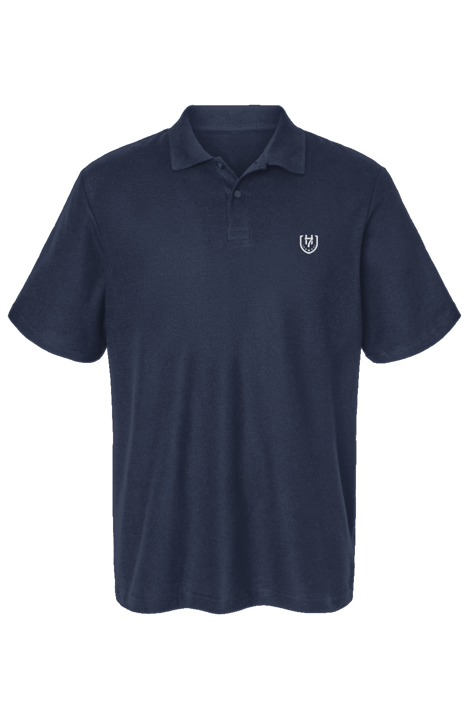 H7 Navy Gildan Cotton Pique Polo