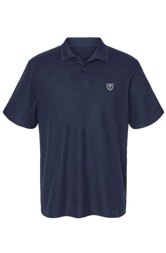 H7 Navy Gildan Cotton Pique Polo