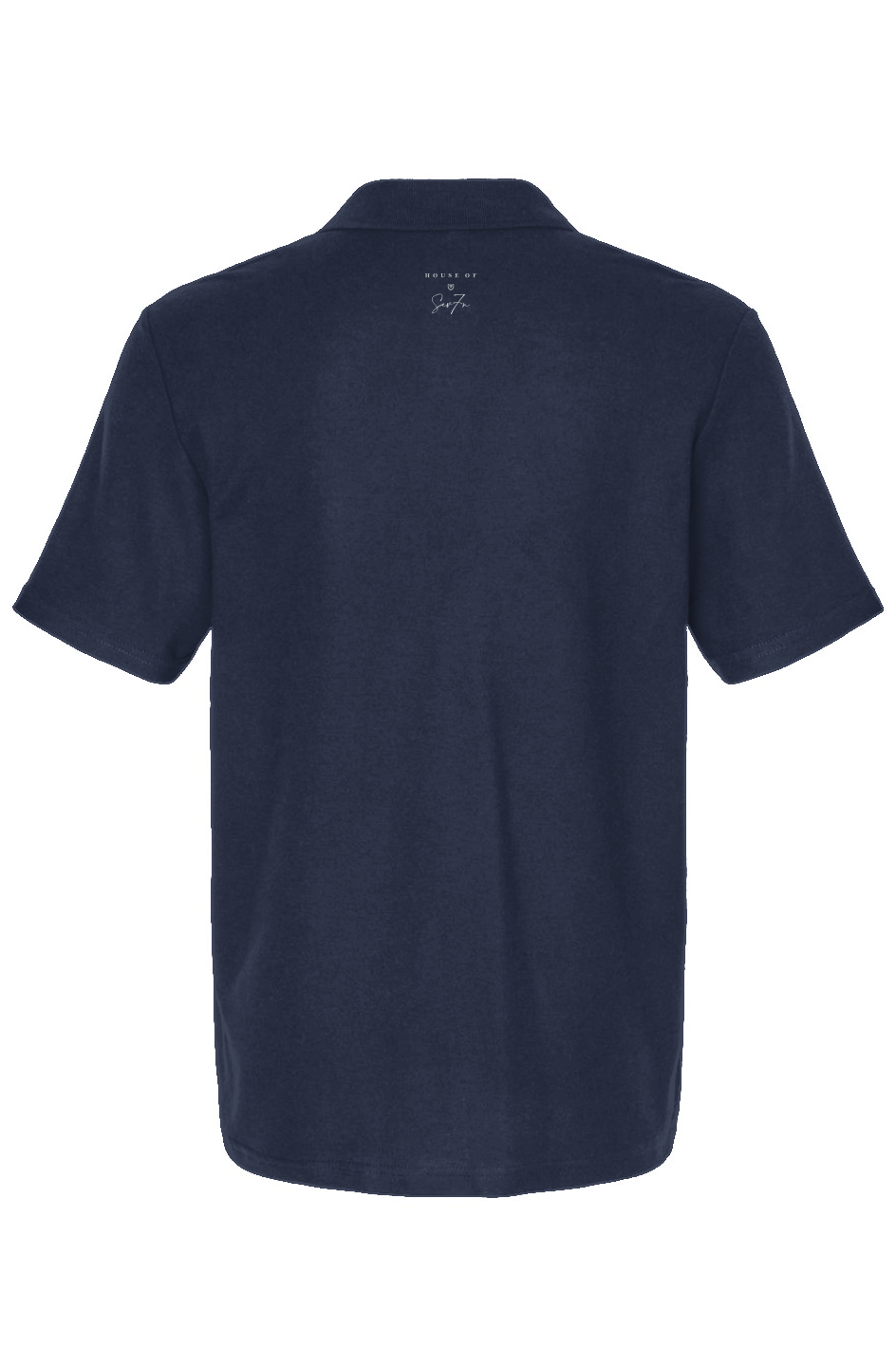 H7 Navy Gildan Cotton Pique Polo