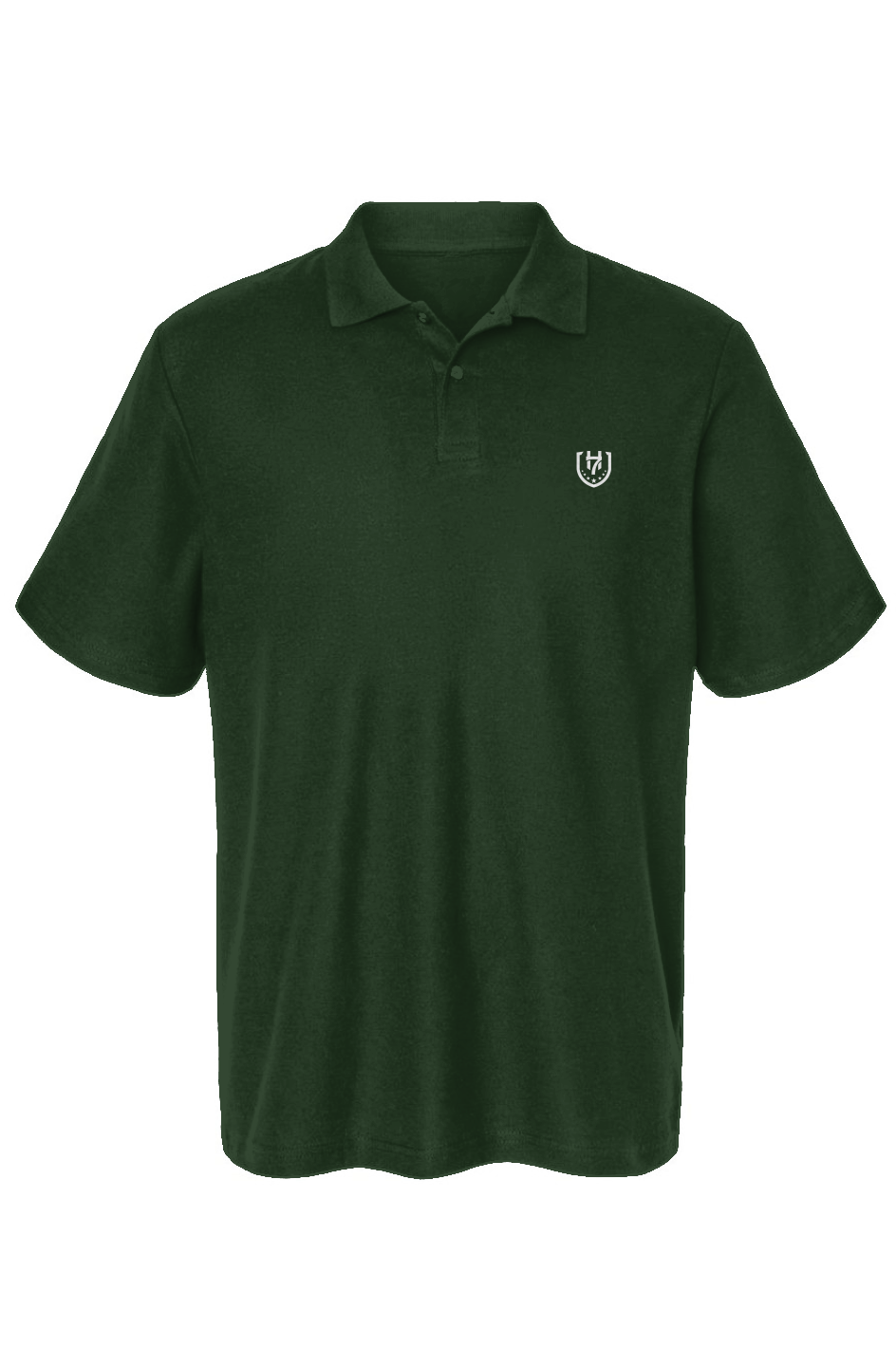 H7 Forrest Green Gildan Cotton Pique Polo