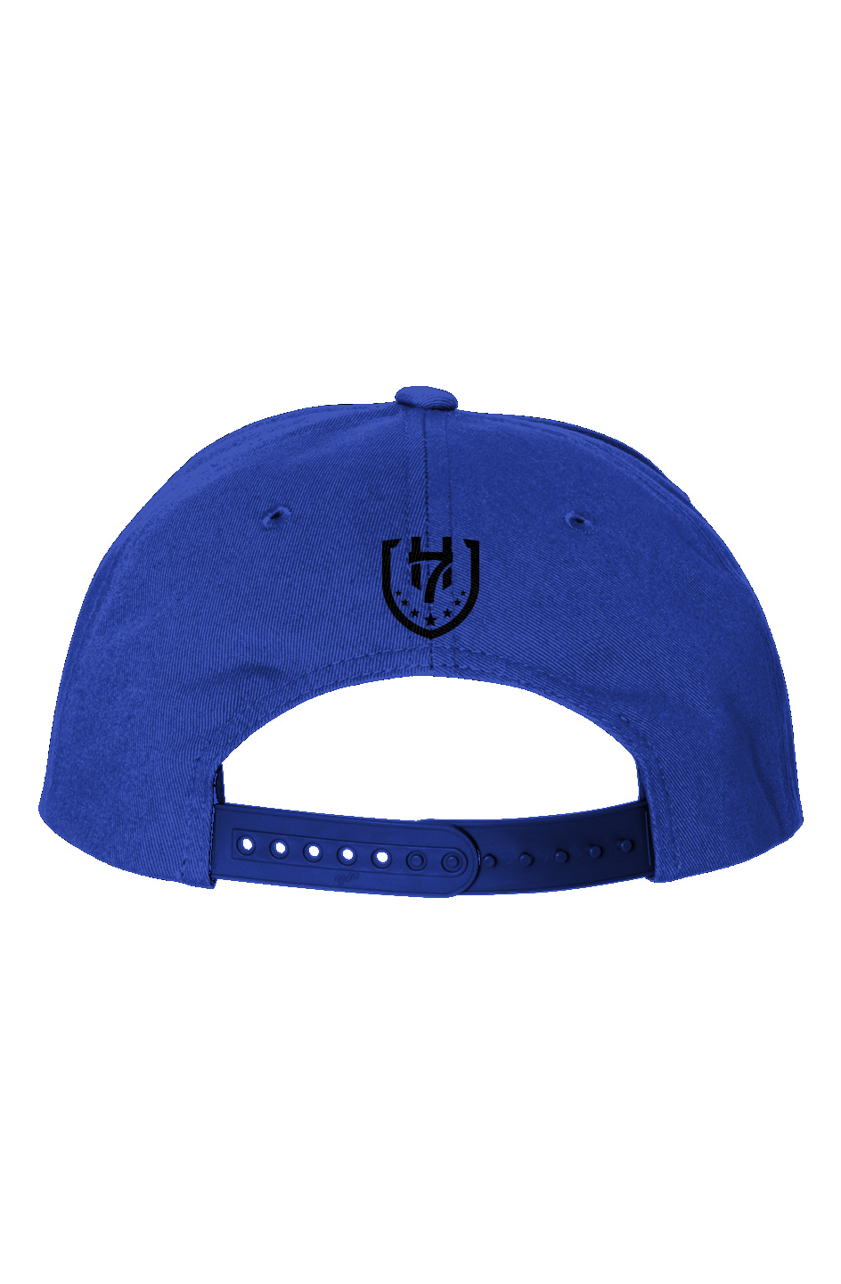 H7 Royal Blue 5-Panel Cotton Twill Snapback Cap