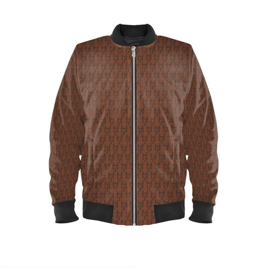 Mens Reversible Silk Bomber Jacket