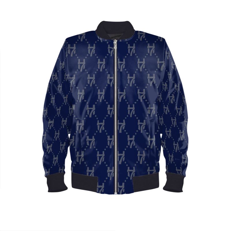 Mens Reversible Silk Bomber Jacket