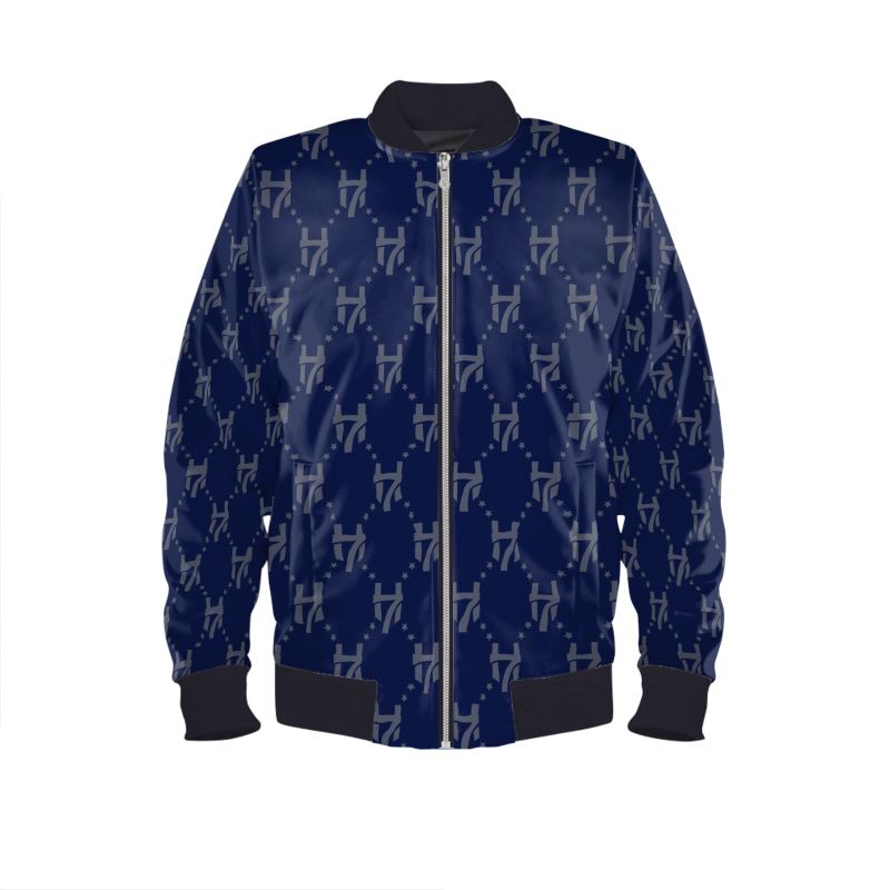 Mens Reversible Silk Bomber Jacket