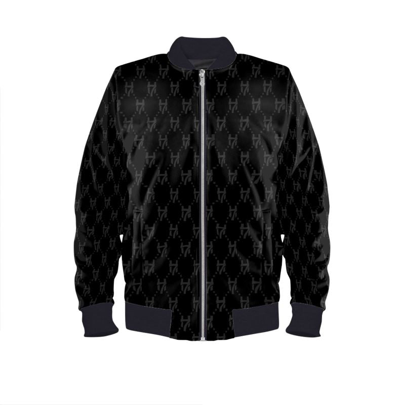 Mens Reversible Silk Bomber Jacket