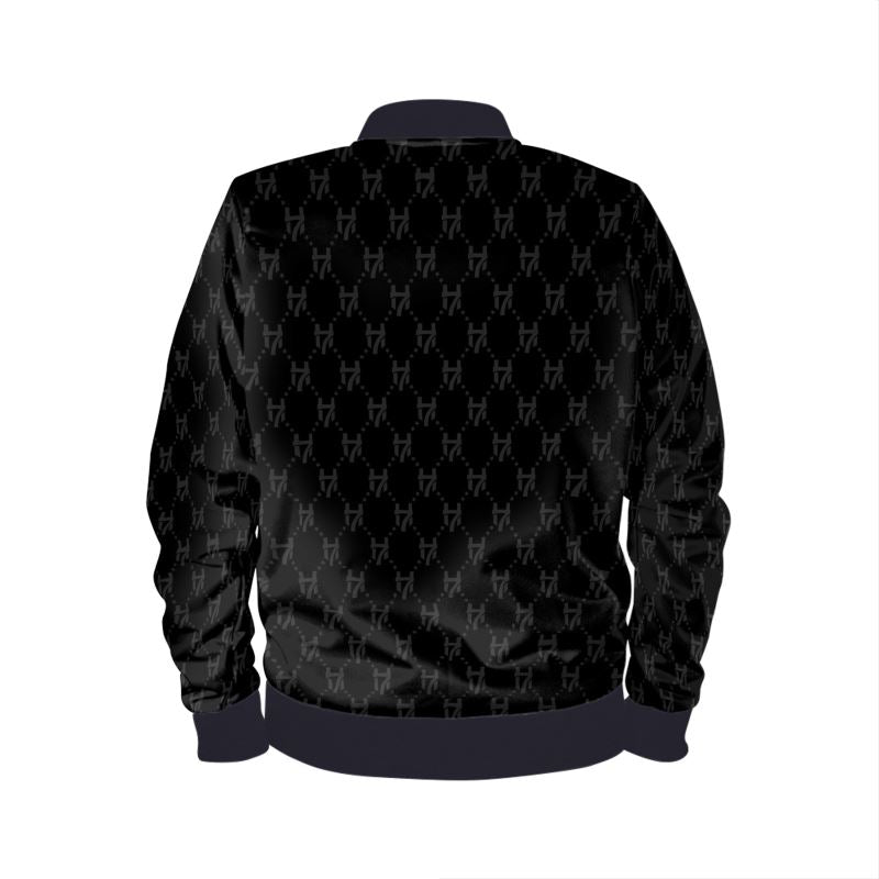 Mens Reversible Silk Bomber Jacket