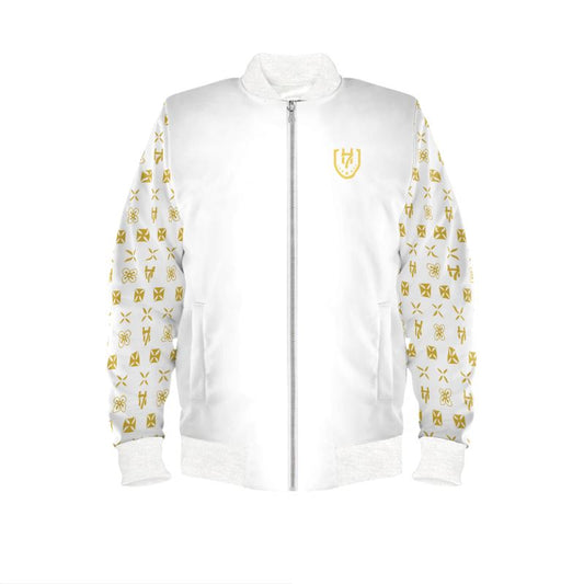 Mens Reversible Silk Bomber Jacket