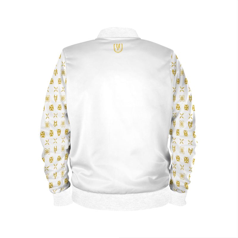 Mens Reversible Silk Bomber Jacket