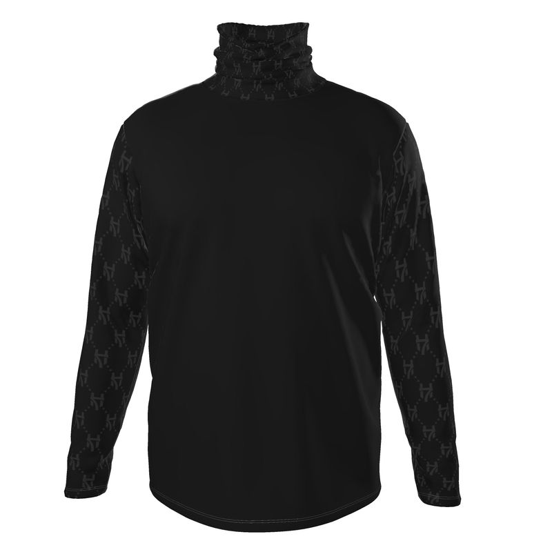 Mens Slim Fit Roll Neck