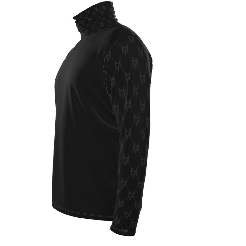 Mens Slim Fit Roll Neck