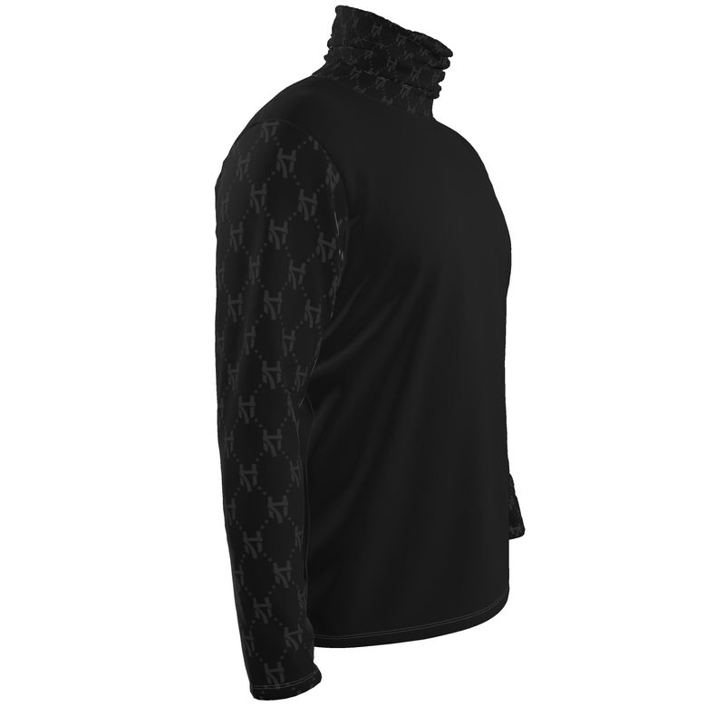 Mens Slim Fit Roll Neck