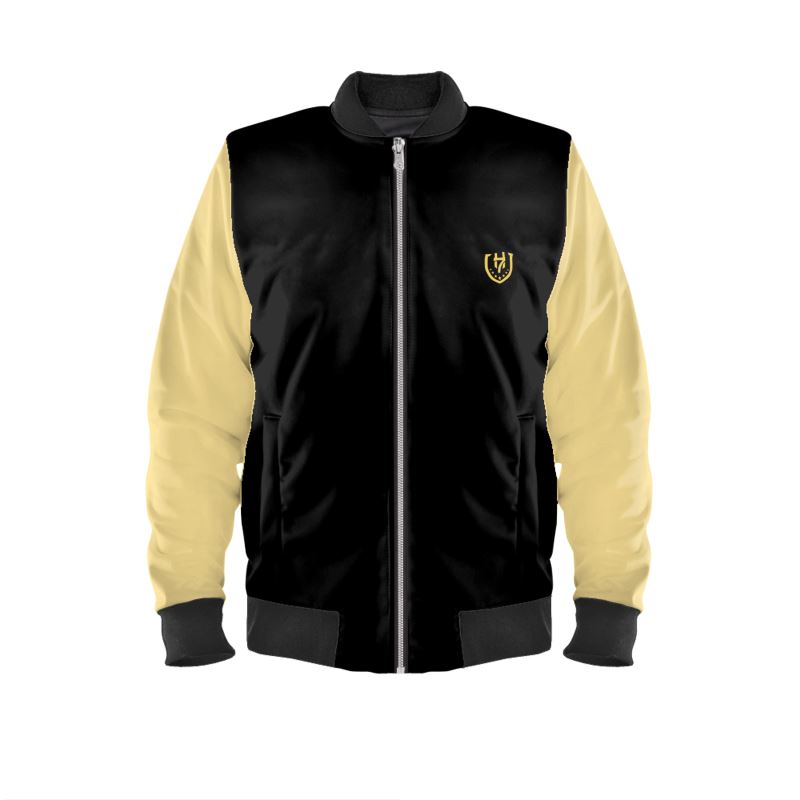 Mens Reversible Silk Bomber Jacket