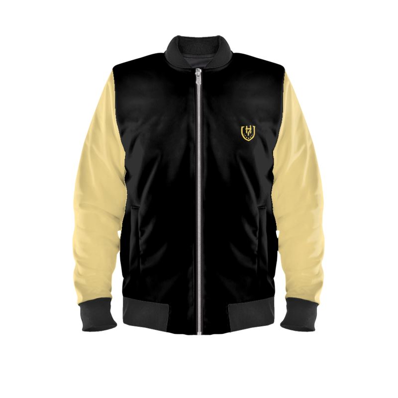 Mens Reversible Silk Bomber Jacket
